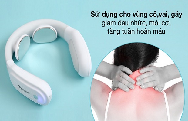 Máy massage cổ thương hiệu Xiaomi được ưa chuộng trên thị trường bởi giá thành Máy massage cổ thương hiệu Xiaomi