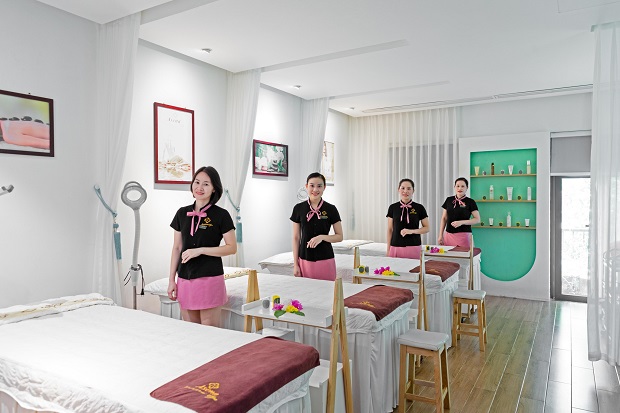 thư giãn tại Asena Spa Massage Quảng Bình